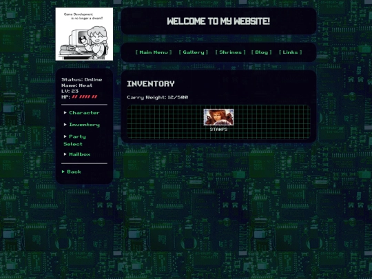Inventory screenshot