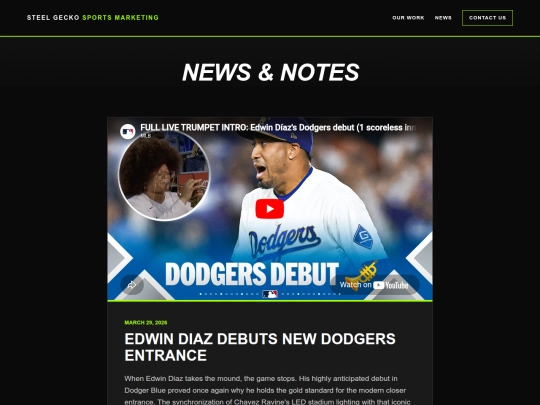 news screenshot