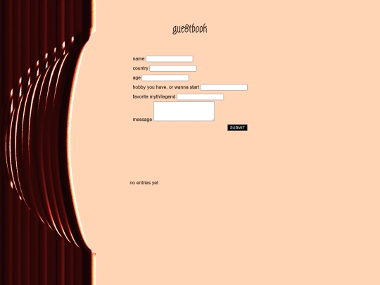guestbook screenshot