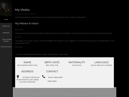 personal screenshot