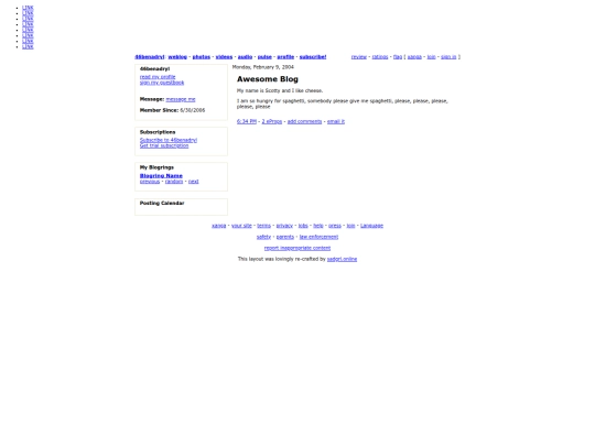 index screenshot