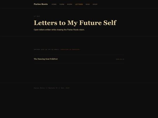 blog screenshot