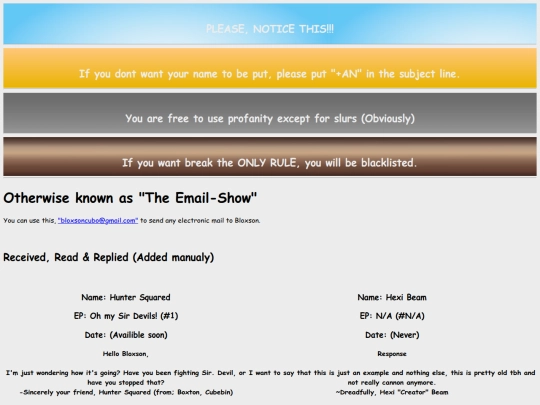 Guestbook screenshot