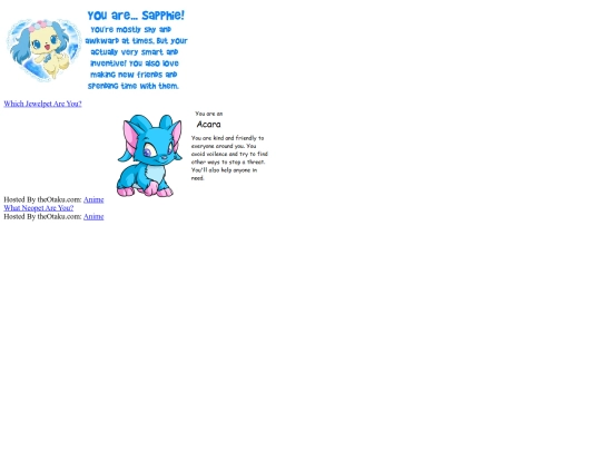 quizzes screenshot
