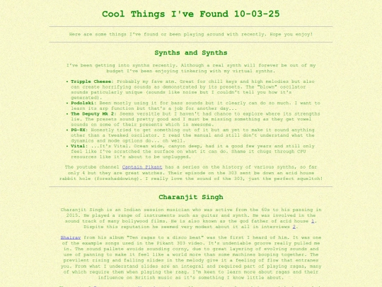 LibraryEntries/CoolThingsIveFound10-03-25 screenshot