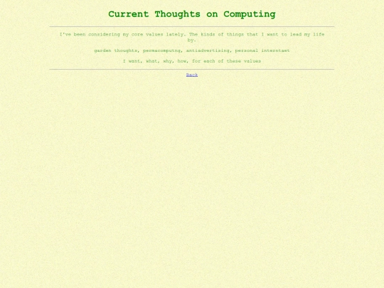 LibraryEntries/MyValues screenshot