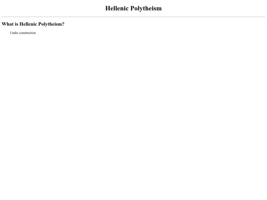 hellenicpolytheism screenshot