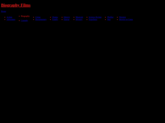 Biography screenshot