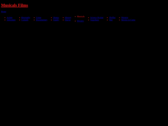 Musicals screenshot