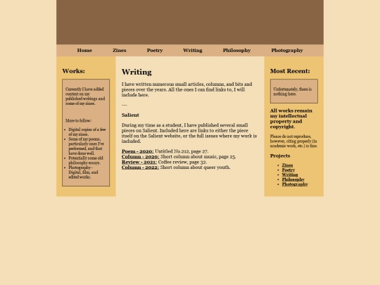 Writing screenshot
