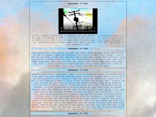 diary screenshot
