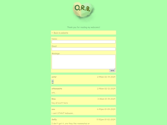 misc/guestbook_archive screenshot