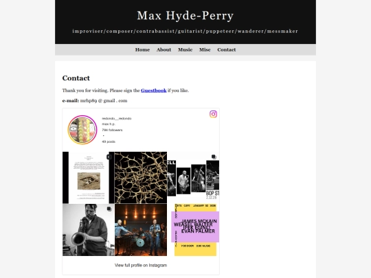contact screenshot