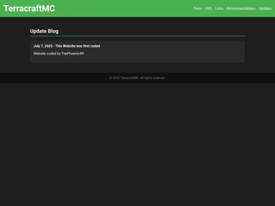 updates screenshot