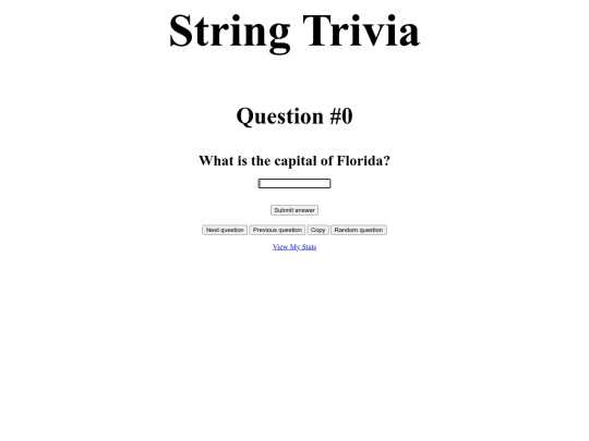 StringTrivia/Version2/stringtrivia screenshot
