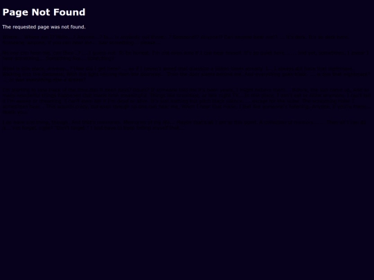 not_found screenshot