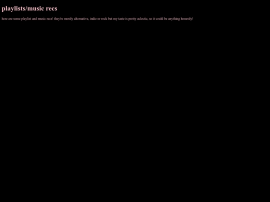 playlists screenshot