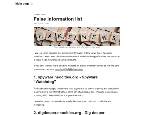 posts/false-info screenshot