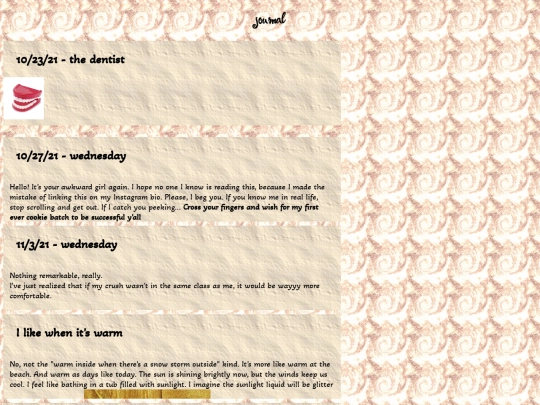 journal screenshot