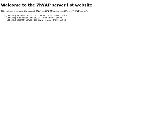 index screenshot