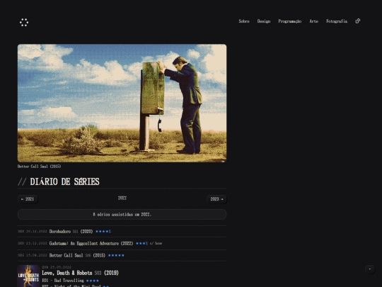 series-log/2022 screenshot
