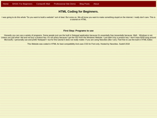 projects/HTML_Tutorial/part1 screenshot