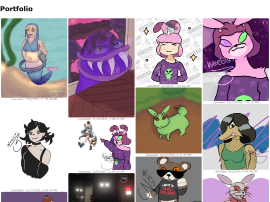 Portfolio screenshot