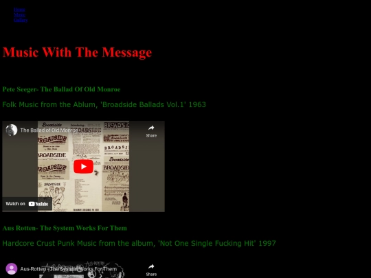 Music screenshot