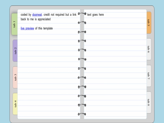index screenshot