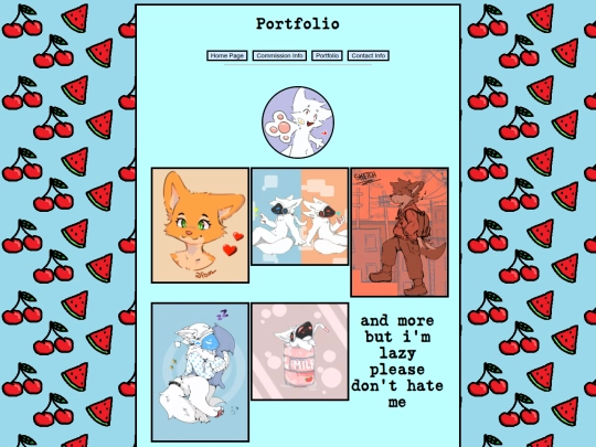 Portfolio screenshot