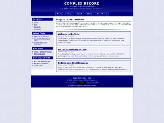blog screenshot