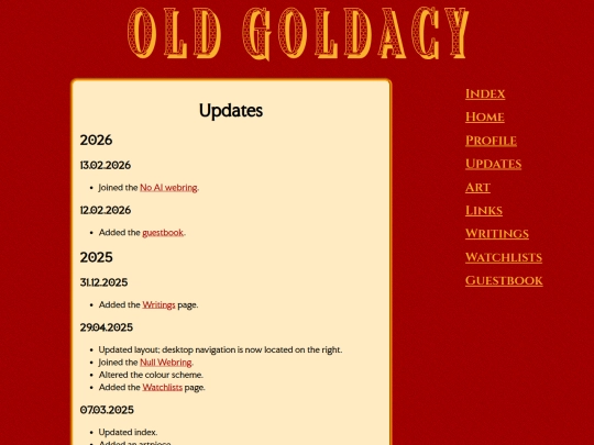 updates screenshot