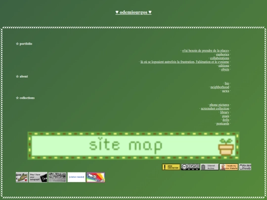 menu screenshot