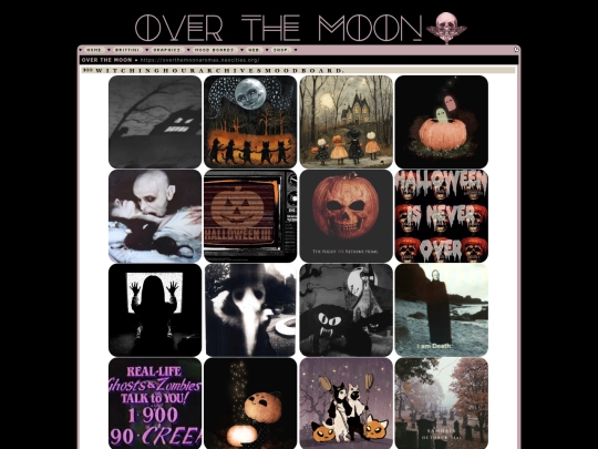 spookymoodboard screenshot