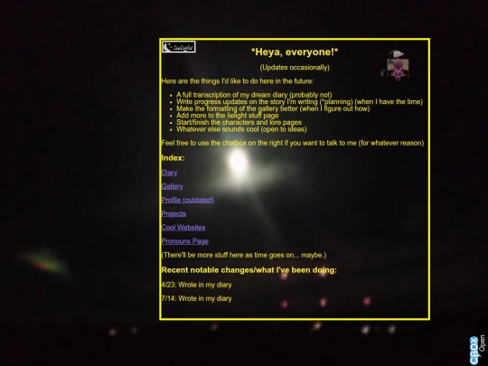 index screenshot