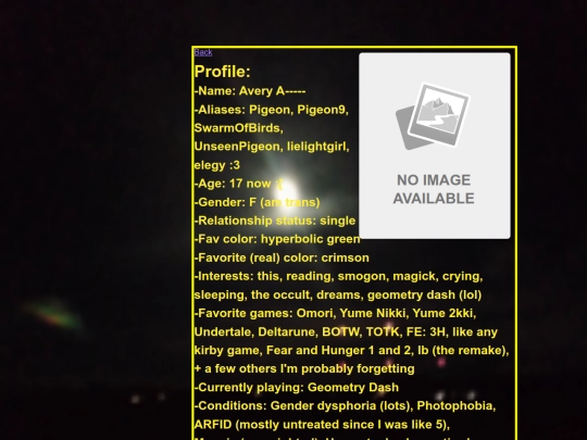 profile screenshot