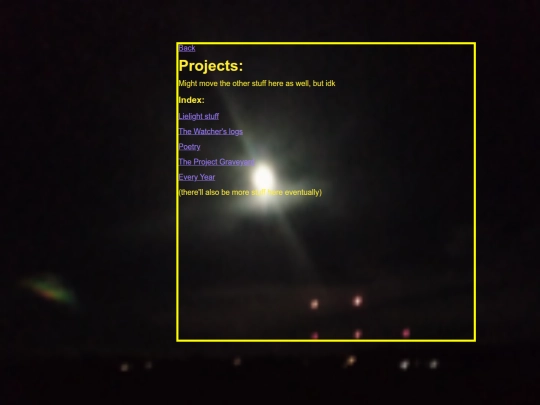 projects screenshot
