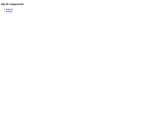 componenti screenshot