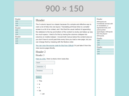 3column screenshot