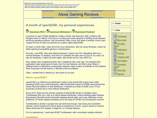 opensuse screenshot
