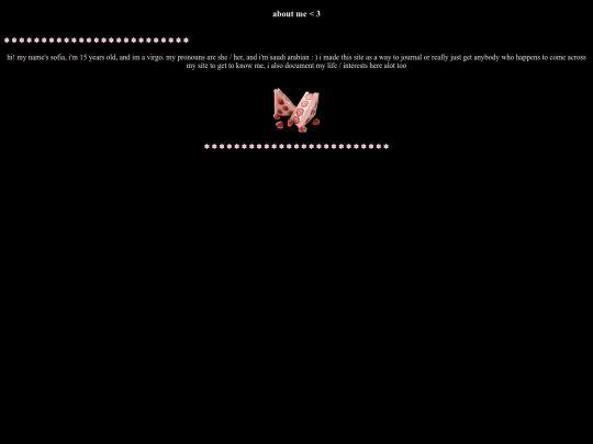aboutme screenshot