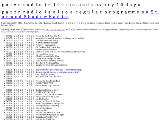 patzrradiostarshadow screenshot