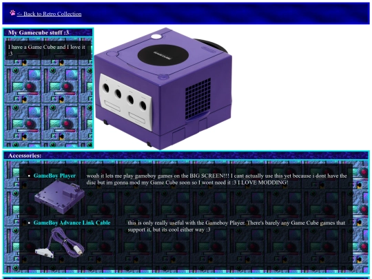 collections/gamecube screenshot