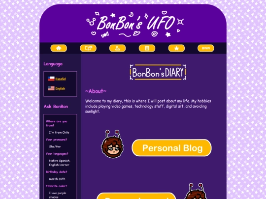 blog screenshot