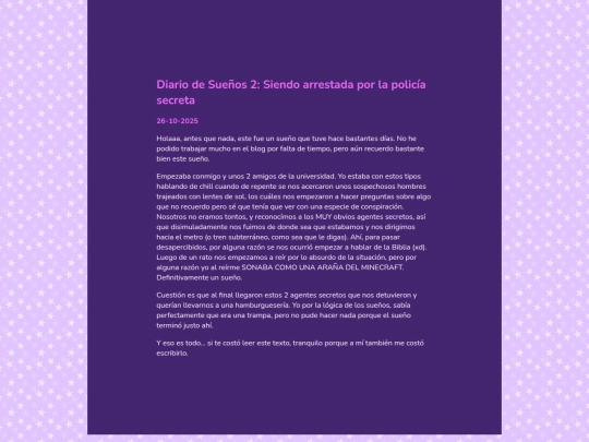 es/blog/dreams/text2 screenshot