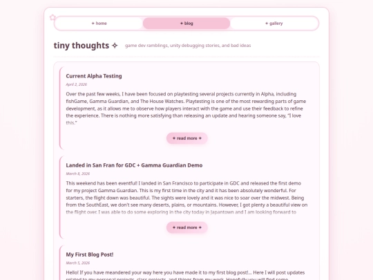 blog screenshot
