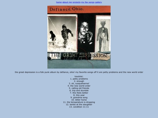 songs/the_great_depression screenshot