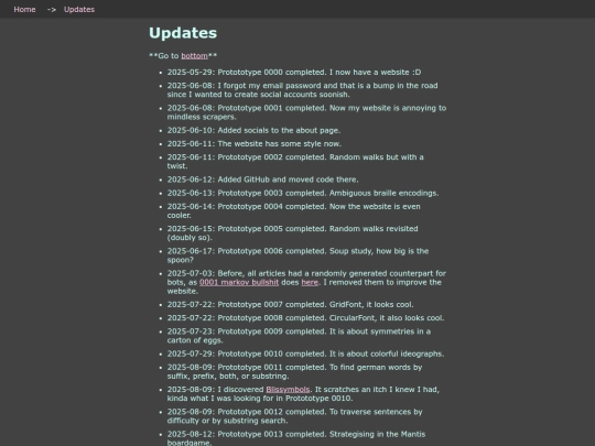 updates screenshot