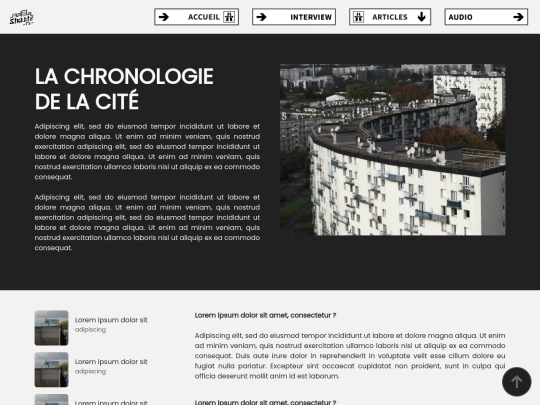 ARTICLE screenshot