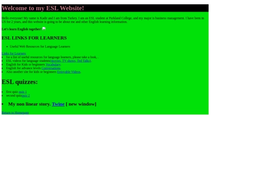 index screenshot